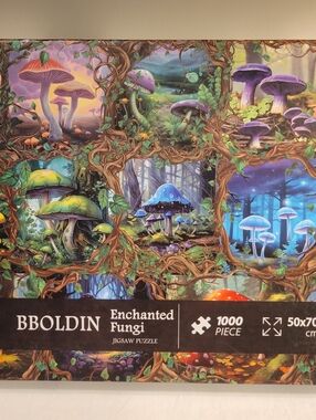 🧩EUC~BBOLDIN-  ENCHANTED FUNGI. 1000 PC JIGSAW PUZZLE